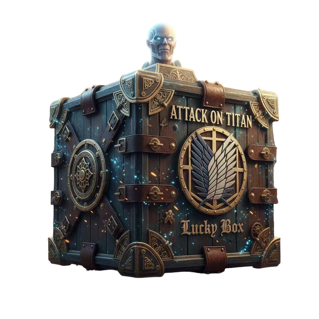 Attack on Titan Blind Box Anime Figure PVC Model Eren Mikasa Levi Mystery Collectible Toy Surprise Gift Box for Fans