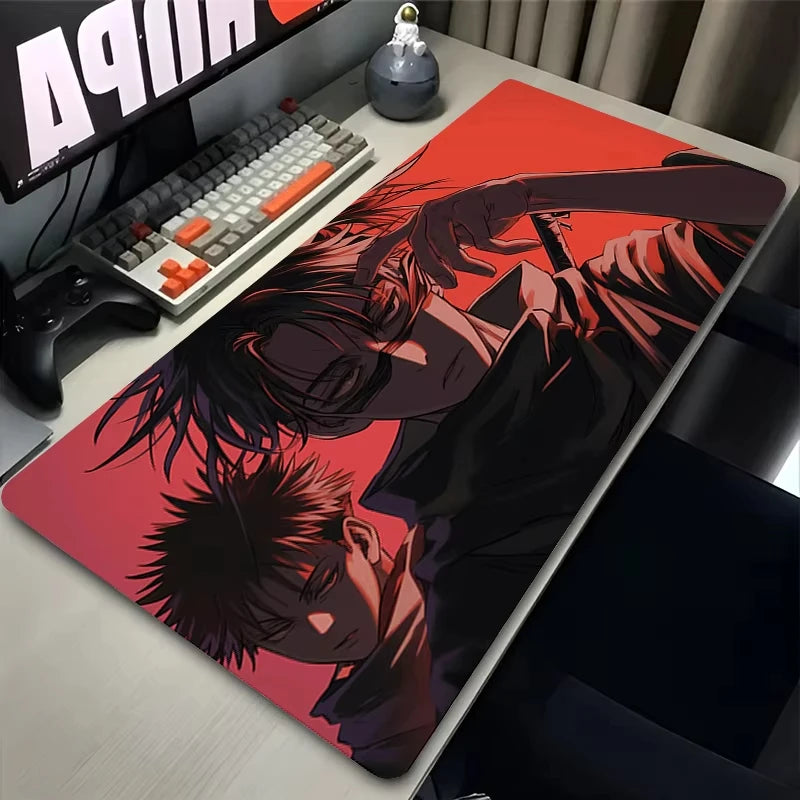 Japan Cool Anime Mouse Pad Laptop J-Jujutsu K-Kaisen Choso Yuji Mousepad XXL Gaming Keyboard Rug PC Gamer Cabinet Table Desk Mat