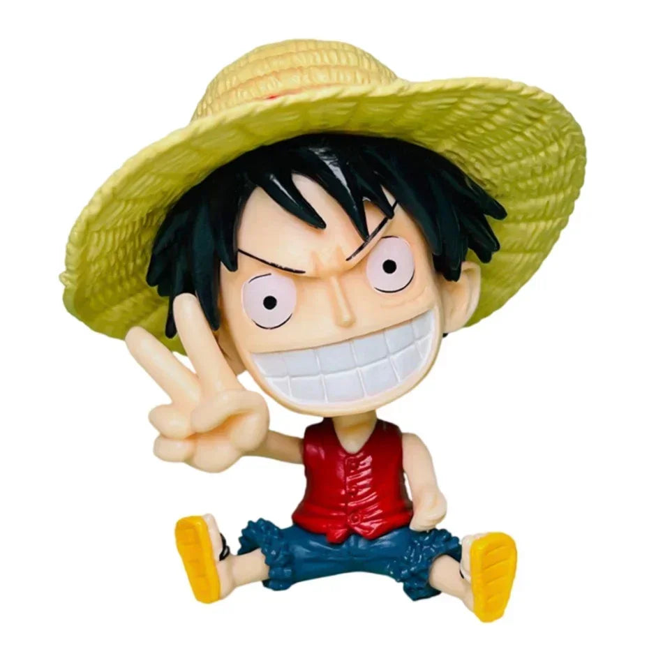 Anime One Piece Figure 17 Styles Zoro Luffy Sanji Ace Robin Nami Frank Usopp Brook Chopper PVC Decoration Figural Model Gift Toy