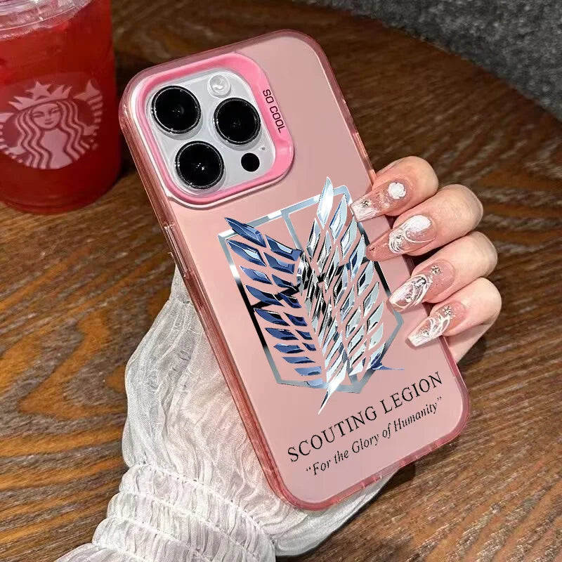 Hot Anime Attack On Titan Phone Case for Xiaomi Redmi Note 7 8 9 9S 10 11 12 13 14 Pro Plus 4G 5G Anti Fall Matte Back Cover