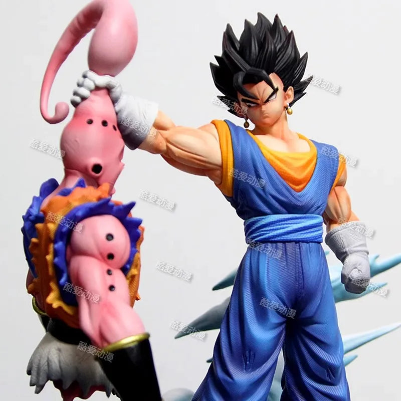 NEW Son Goku Figure Dragon Ball Anime Super Saiyan Goku Vs Majin Buu Action Figures Statue Collection Model Kids Toys Birthday