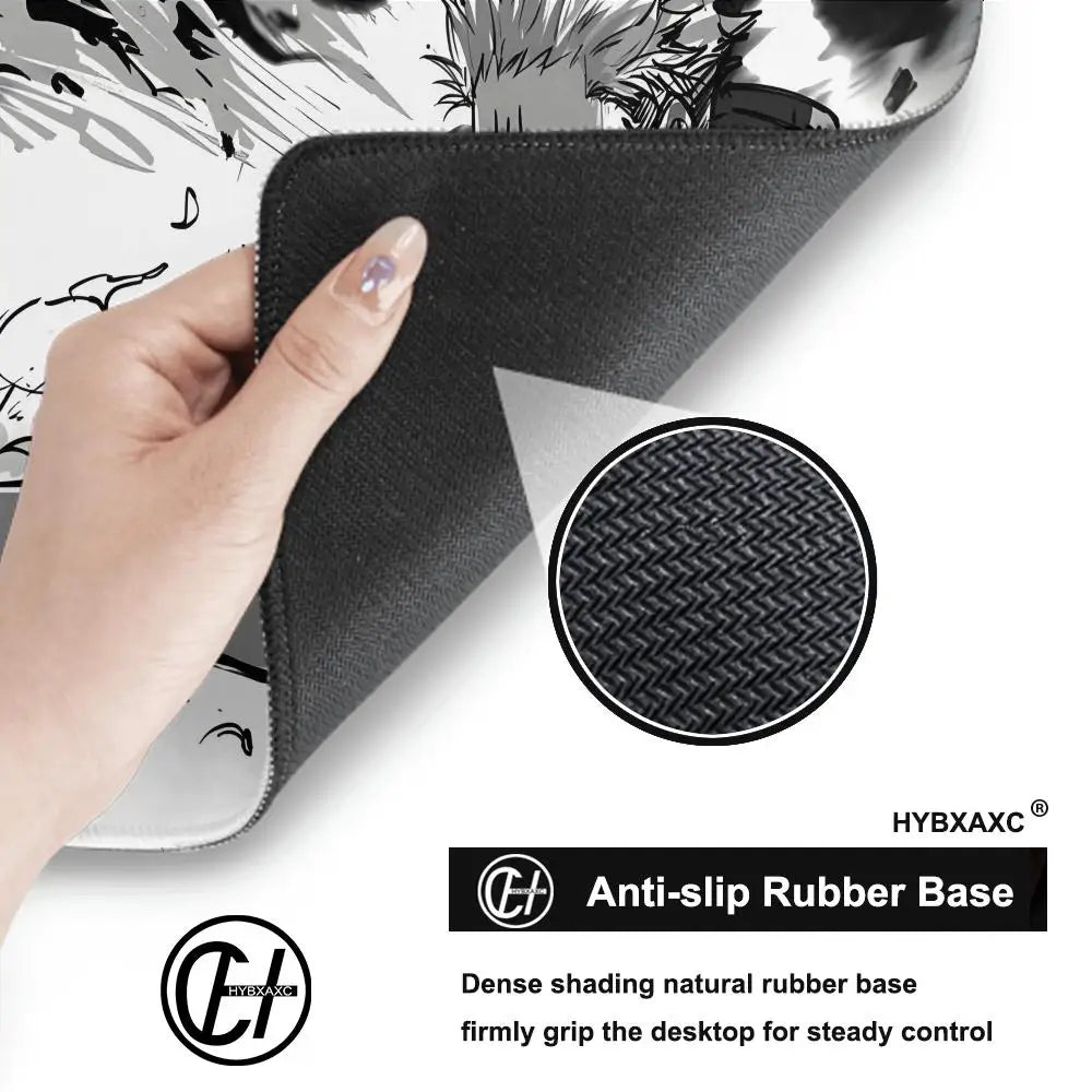 90x40CM Black Anime Jujutsu Kaisen Large Mouse Pad Ryomen Sukuna MousePads Computer Gaming Peripheral Accessories Desk Mat