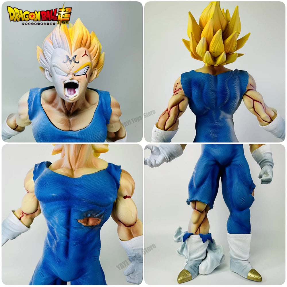 Dragon Ball Z GK Anime Figure Vegeta Super Saiyan Son Majin Vegeta Self-Destuct Vegeta Action Figure Toys Model Gift
