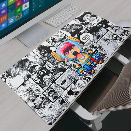 Gaming Mouse Pad Gamer Home Computer HD Mousepad XXL  Keyboard Pad Carpet Non-Slip Office One Piece Tony Tony Chopper Mouse Mats