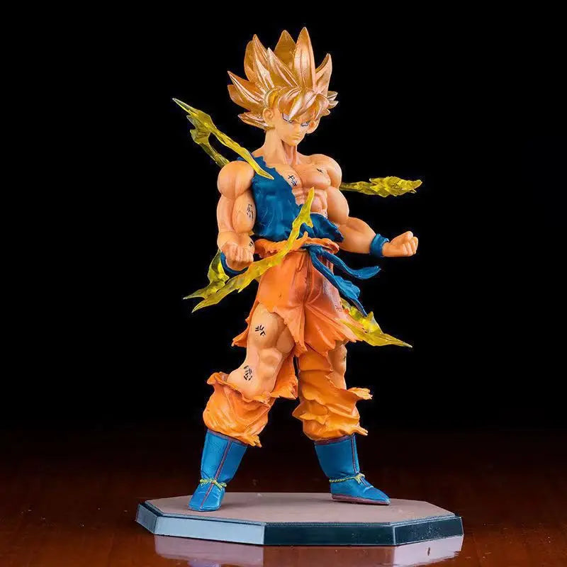 16cm Dragon Ball Z Son Goku Super Saiyan Anime Figure Goku DBZ Action Figure Model Gifts Toy Kids Collectible Figurines Statues