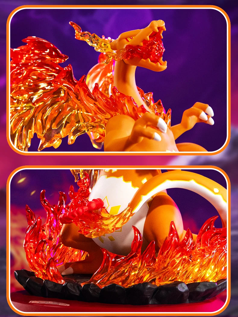 Pokemon Anime Action Figures Super Giant Charizard Eevee Genuine Collecting Figurines Pocket Monster Home Decorations Toys Gift