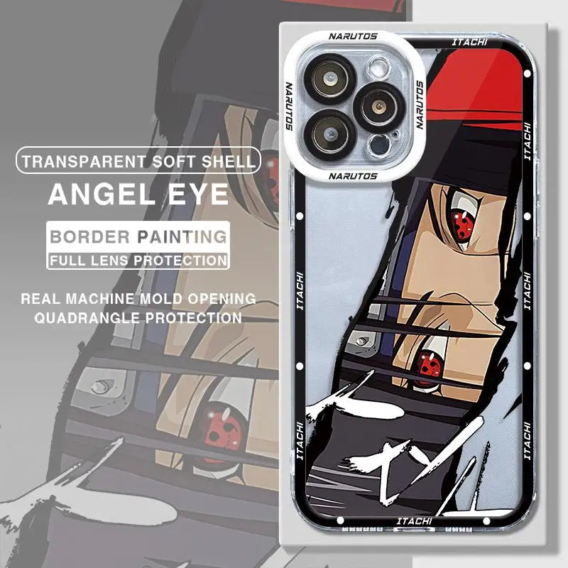 Akatsukis Uchiha Itachi Narutos Phone Case for iPhone 14 Plus XR X 13 Pro Max 12 Mini 11 Pro XS Max 7 8 Plus 15 Cover