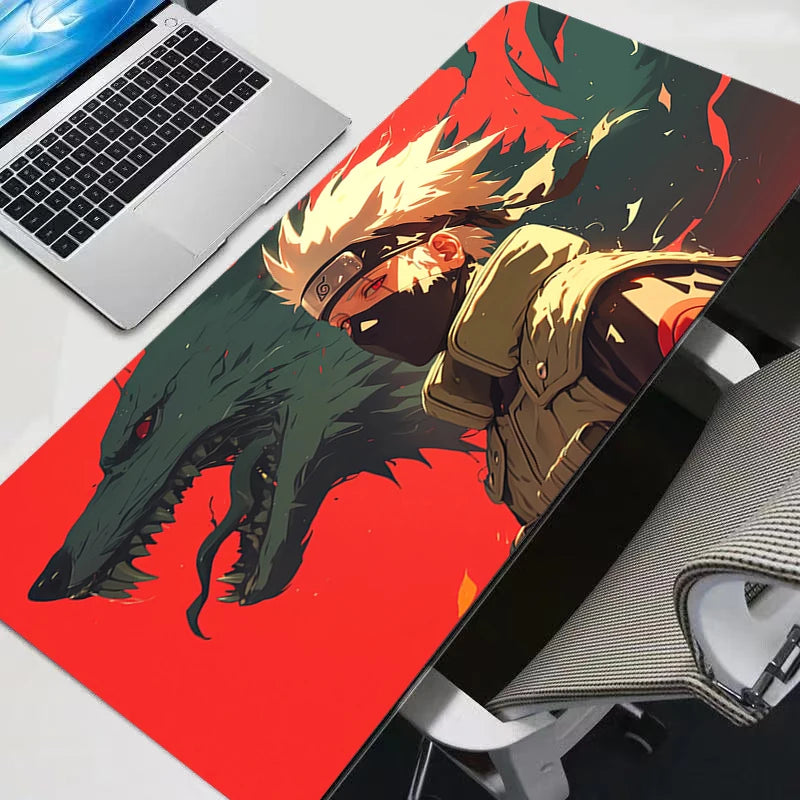 Uchiha Itachi Madara N-Naruto Uzumaki Mouse Pad XL Lockedge Gaming Accessories Computer Gamer Keyboard Mouse Mat Desk Mousepad