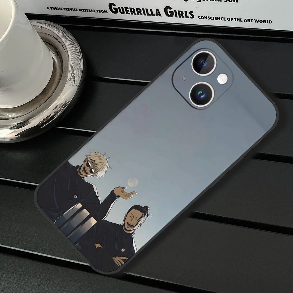 J-Jujutsu K-Kaisen Phone Case For IPhone 11,12,13,14,15,16,XS,XR,X,Mini,Pro,Max,Plus,Shell,Cover