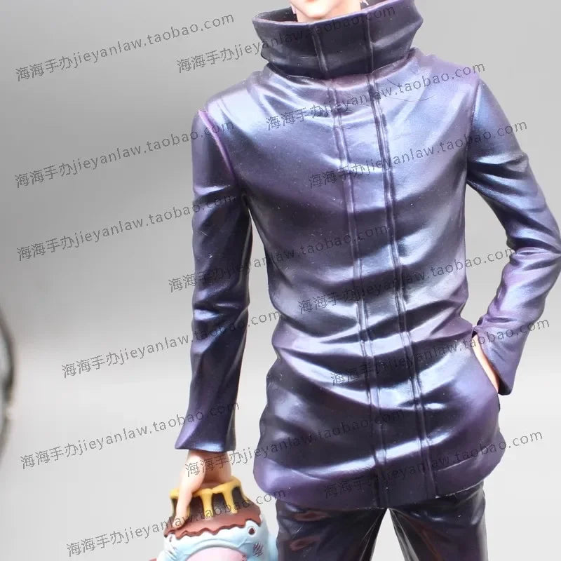 Jujutsu Kaisen Anime Figures Satoru Gojo Figure 2 Heads 2 Arms Action Figurine Statue Collection Ornament Model Christmas Gifts