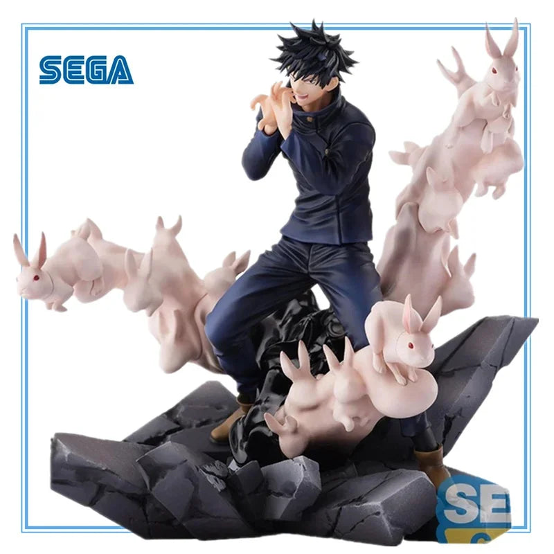 In stock Original Genuine SEGA Jujutsu Kaisen 19cm Fushiguro Megumi Statue Anime Figurine PVC Model Doll Collection Toy Gift