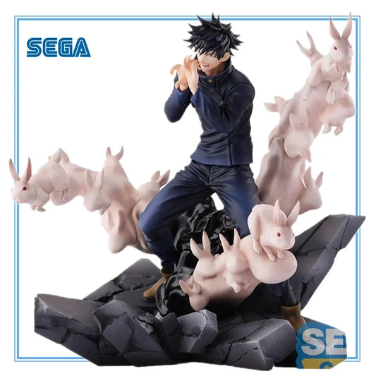 In stock Original Genuine SEGA Jujutsu Kaisen 19cm Fushiguro Megumi Statue Anime Figurine PVC Model Doll Collection Toy Gift