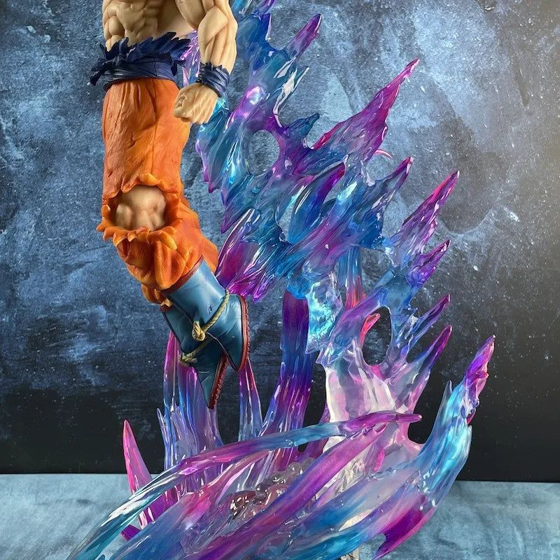 Dragon Ball Anime Figure 25cm Son Goku Ultra Instinct Super Saiyan Figurine Statue Pvc Statue Model Ornament Collection Toy Gift