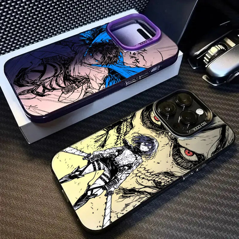 Mikasa Ackerman ATTACK ON TITAN Anime Coque For Apple iPhone 17 Air 16e 16 14 15 13 11 Pro Max 16 Plus 12 17Pro Case Phone Cover