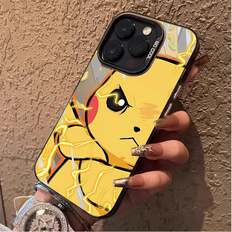 Anime Lovely P-Pokemon Case for iPhone 17 16 15 14 13 12 11 Pro Max Plus 17 Air 16E X XR XS Max Hard Shockproof Bumper Cover