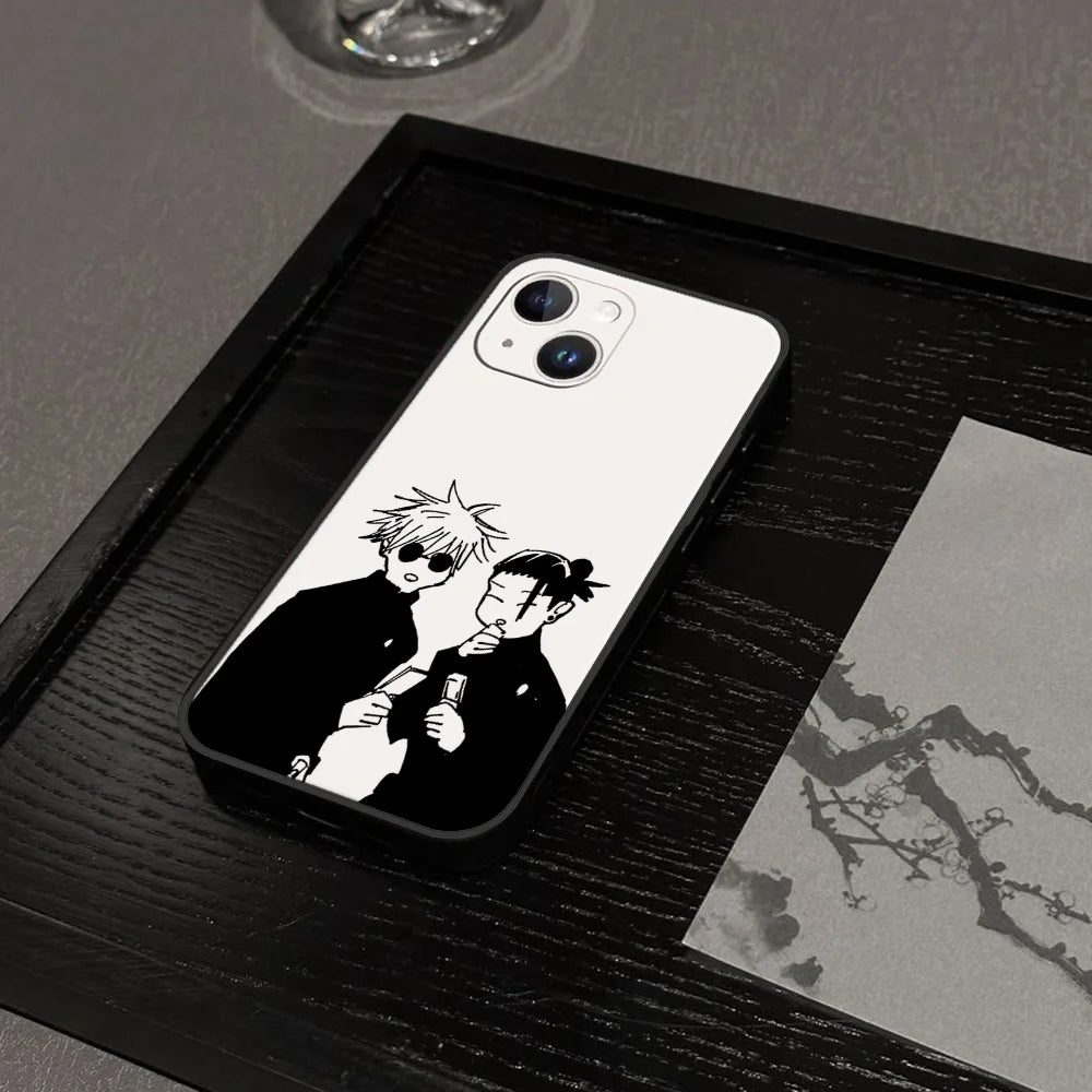 J-Jujutsu K-Kaisen Phone Case For IPhone 11,12,13,14,15,16,XS,XR,X,Mini,Pro,Max,Plus,Shell,Cover