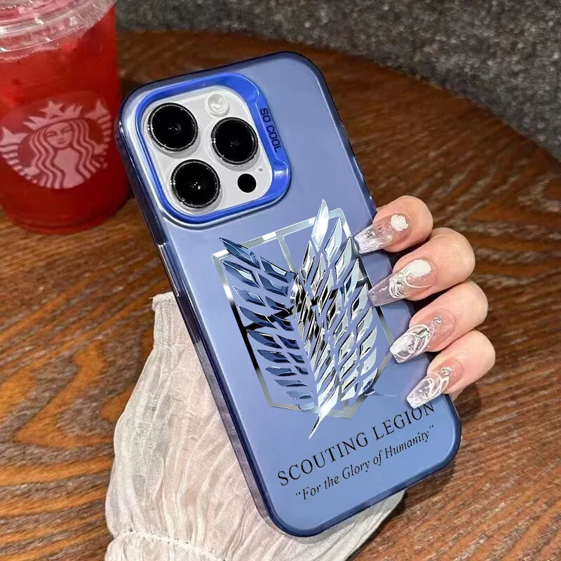 Hot Anime Attack On Titan Phone Case for Xiaomi Redmi Note 7 8 9 9S 10 11 12 13 14 Pro Plus 4G 5G Anti Fall Matte Back Cover