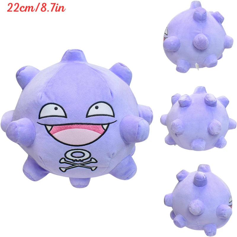 Kawaii Pokemon Gengar Gastly Haunter Ditto Soft Plush Toys Cute Anime Cosmog Koffing Stuffed Animal Peluche Dolls Birthday Gifts