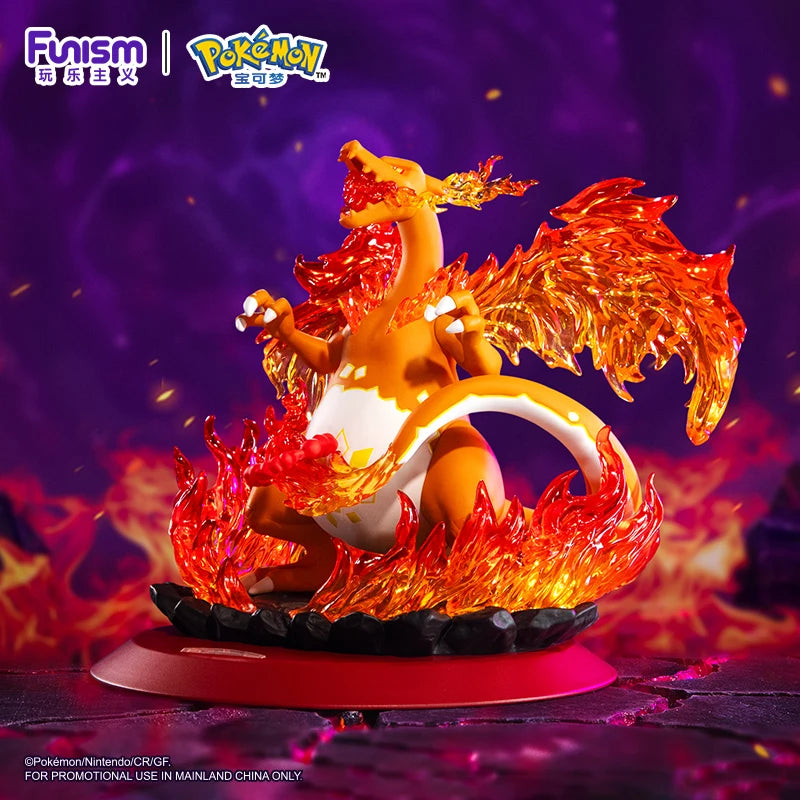 Pokemon Anime Action Figures Super Giant Charizard Eevee Genuine Collecting Figurines Pocket Monster Home Decorations Toys Gift