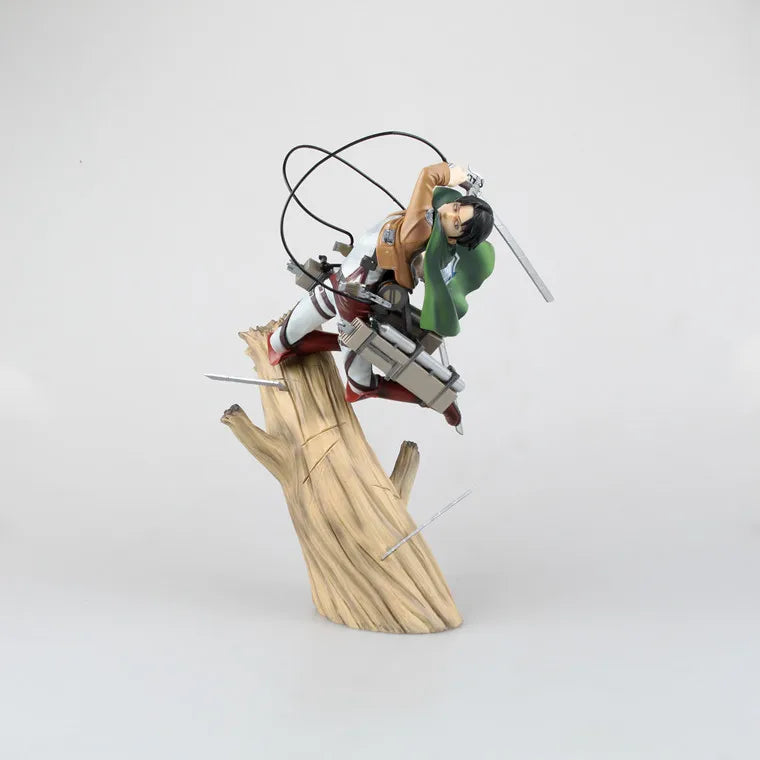 Attack on Titan Artfx J Levi Mikasa Ackerman Renewal Package Ver. PVC Action Figure Anime Figure Model Toys Collection Doll Gift