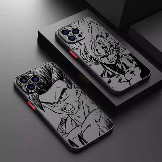 Cool Dragon Ball Art Popular For Apple iPhone 17 Air 16 15 14 13 12 11 XS X Pro Max Plus Frosted Translucent Phone Case