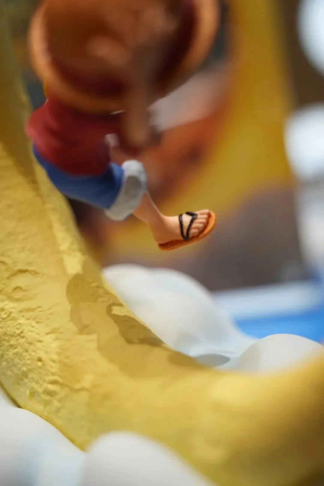 One Piece Original Luffy Night Light Anime Peripheral Desktop Decoration Magnetic Control Moon Lamp Children Funny Holiday Gifts