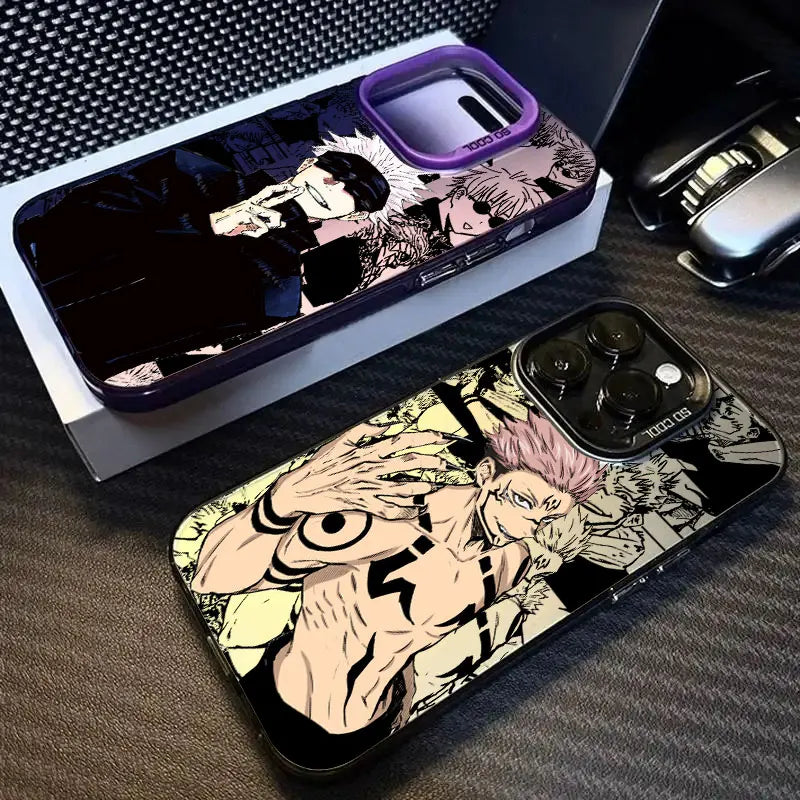 Jujutsu Kaisen Sukuna Gojo Satoru Anime Coque For Apple iPhone 17 Air 16e 16 14 15 13 11 Pro Max Plus 12 17 Pro Case Phone Cover