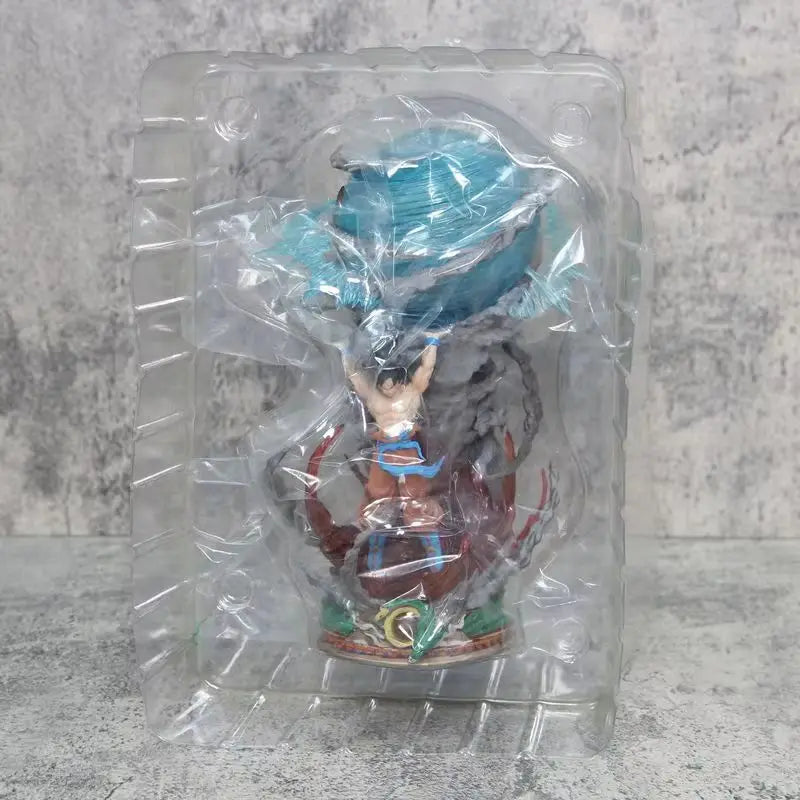 New 23cm Dragon Ball Anime Figure Son Goku Super Genki Bomb Luminous Figures Dbz Gk Figurine Pvc Statue Model Collectible Gifts