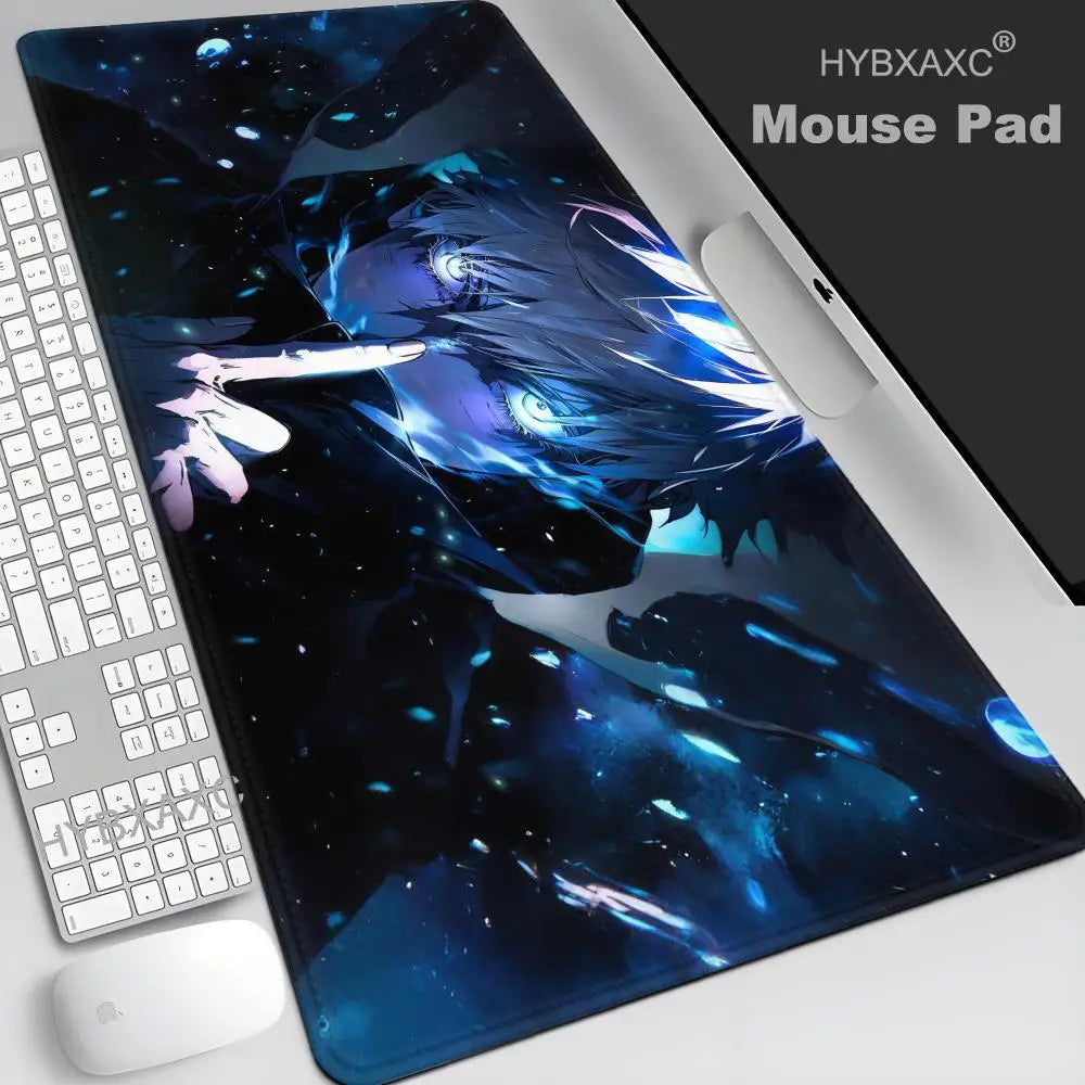 Satoru Gojo Jujutsu Kaisen Custom Skin Natural Rubber Gaming Mousepad Desk Mat Size For Game HYBXAXC Keyboard Pad For Gamer