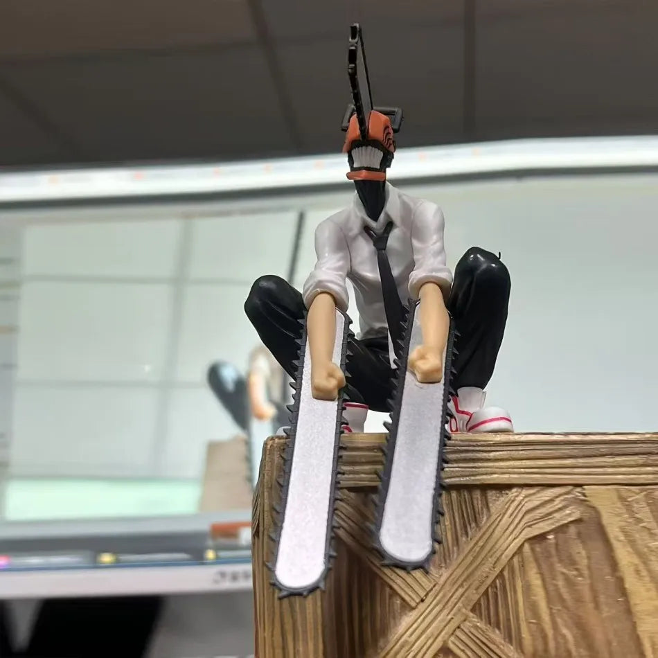 Hot  chainsaw man anime figure power denji action figure pvc chainsaw man power statuette pvc adult collection model doll toy