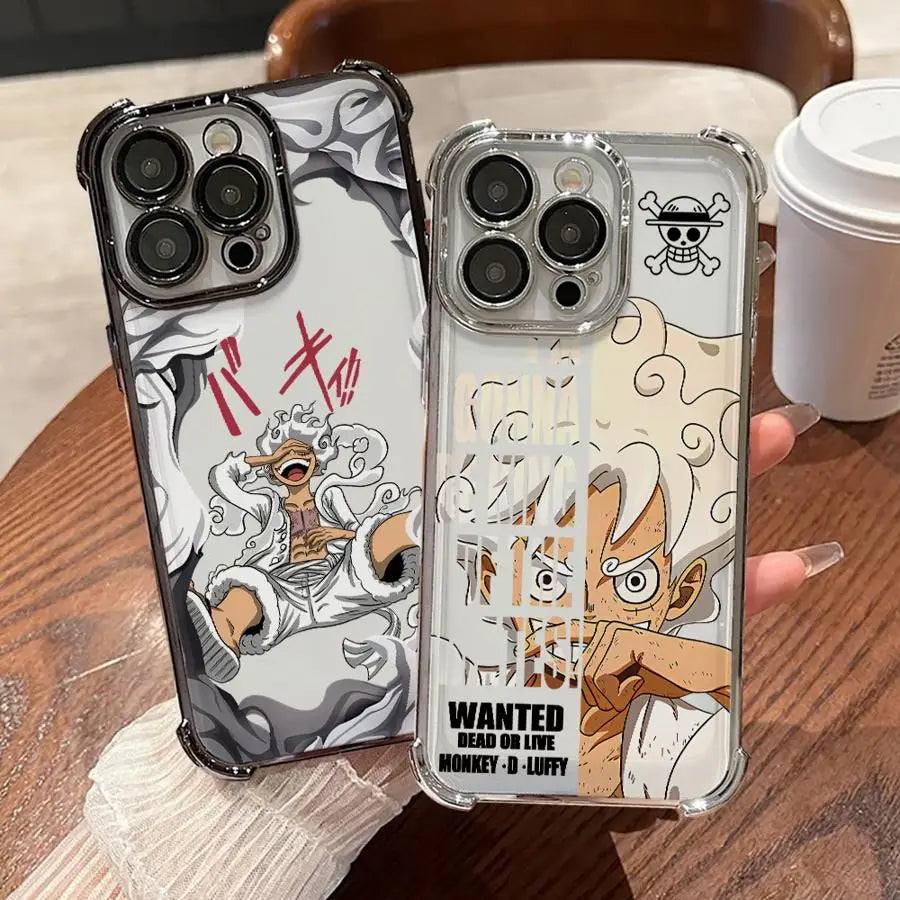 Ones Pieces Case for Apple iPhone 11 16 14 12 13 Plus 16e XR XS Max 15 Pro MAX Clear Cover