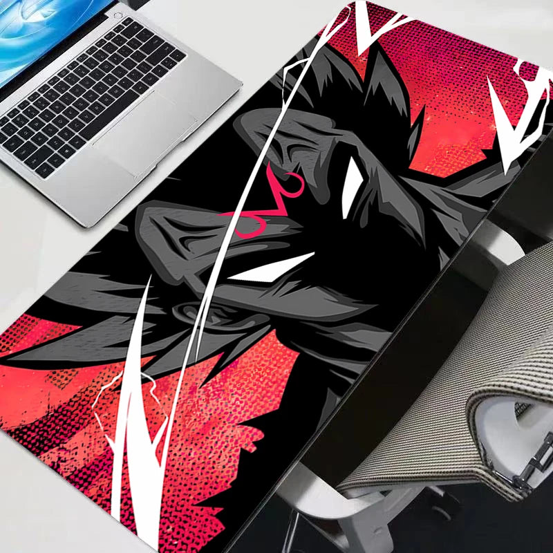 Large Gaming Keyboard Rug computer Laptop Japan Anime Mouse Pad XXL Black DBZ Dragon Ball Z Desk Mat PC Gamer Carpet Mousepad