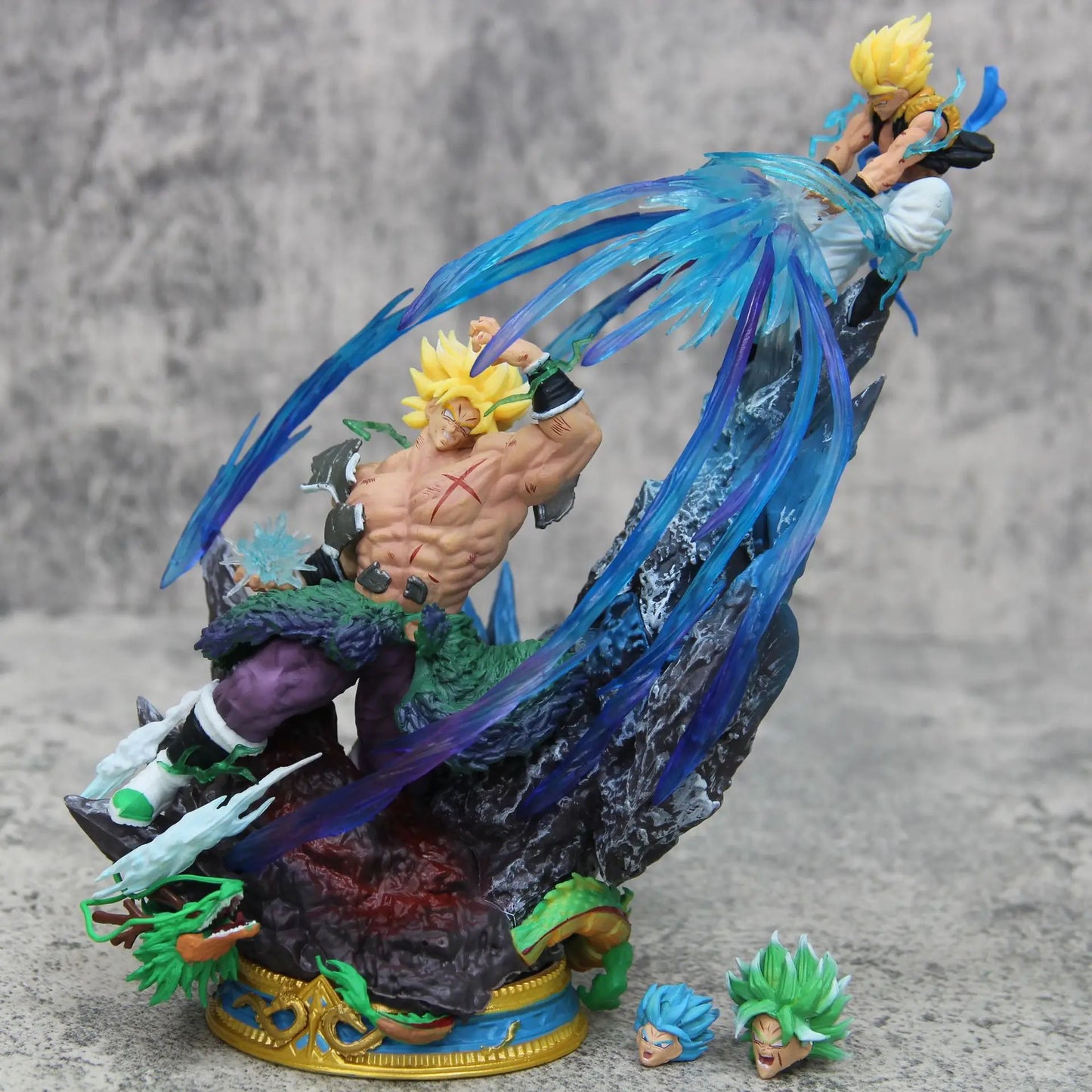 Dragon Ball Anime Figure Broly Vs Gogeta Figure Broly Figure Model Pvc Statue Dolls Collection Toy Decoration Christmas Toy Gift