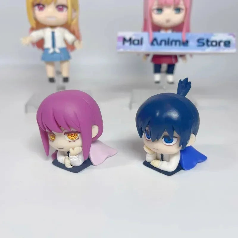 Chainsaw Man Power Figure Anime Cute Aki Denji Statue Makima Sleeping Decoration Action Figurine Sculpture Desk Accessories Gift