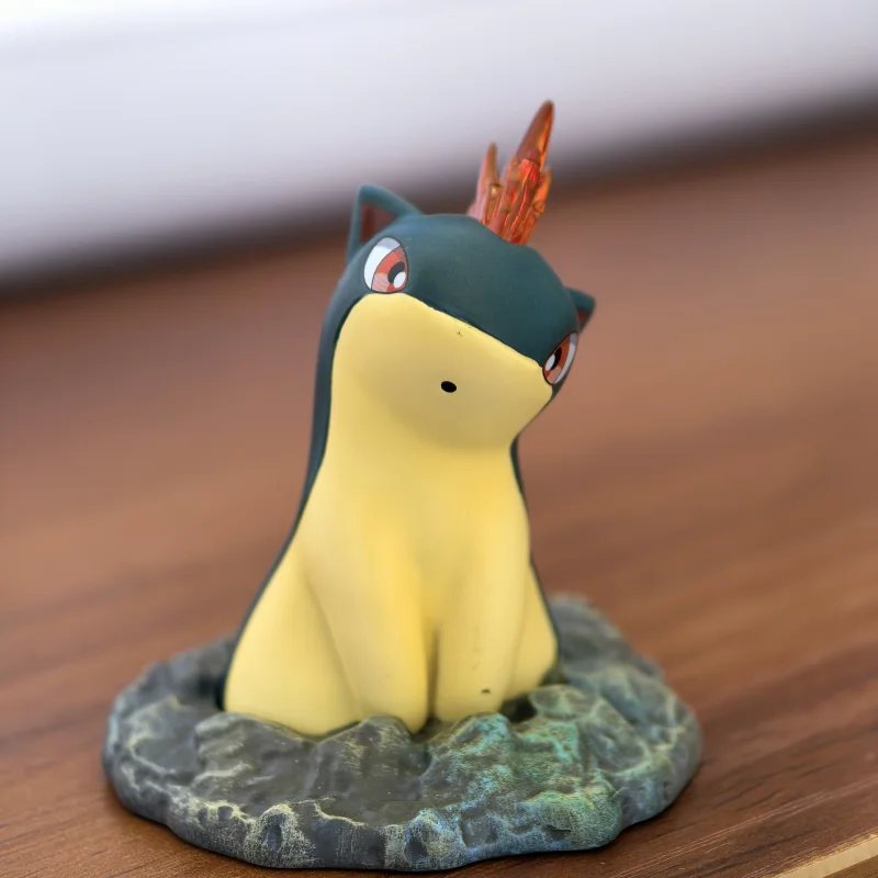 Anime Pokemon Typhlosion Figures A Day With Benny Collect Pvc Model Statue Desk Decoration Collection Children Birthday Gift Toy