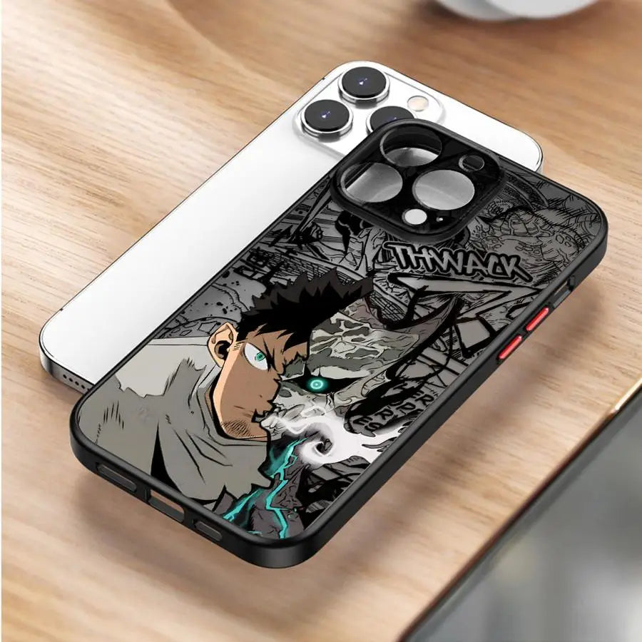 Kaiju No.8 Monster Form Phone Case for iPhone 11Pro 12 XS Max 16e 16 15 XR 13 Mini SE 14 Pro 7 8 Plus Matte Cover