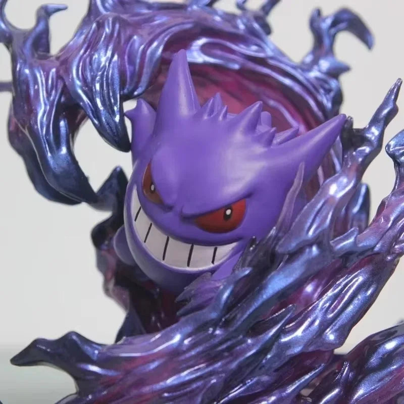 New In Stock 18cm Anime Pokemon Gengar Ghost Claw Action Figure Game Statue Collectible Kawaii Model Christmas Gifts Dolls Toys