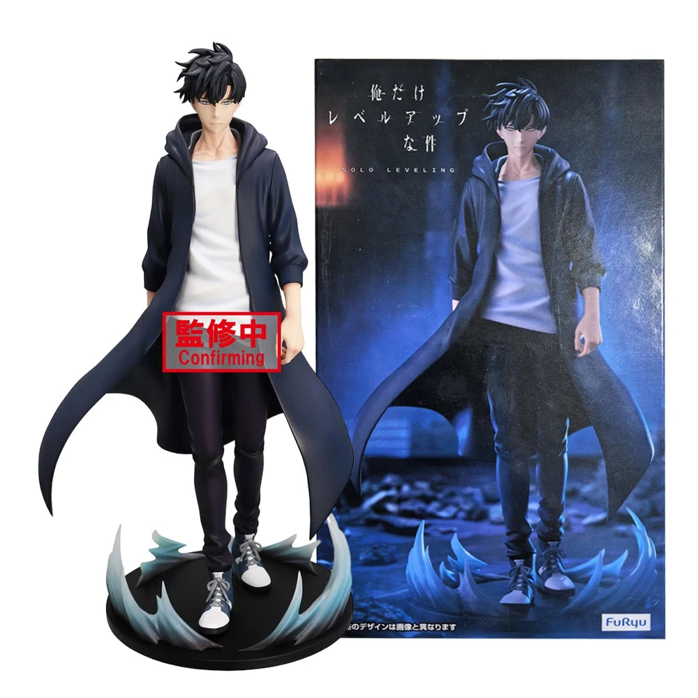 21CM Anime solo leveling Figure Sung Jin Woo Animated Edition ESPRESTO Excite Motions-1 Battle Scene Model Toy Doll PVC Gift