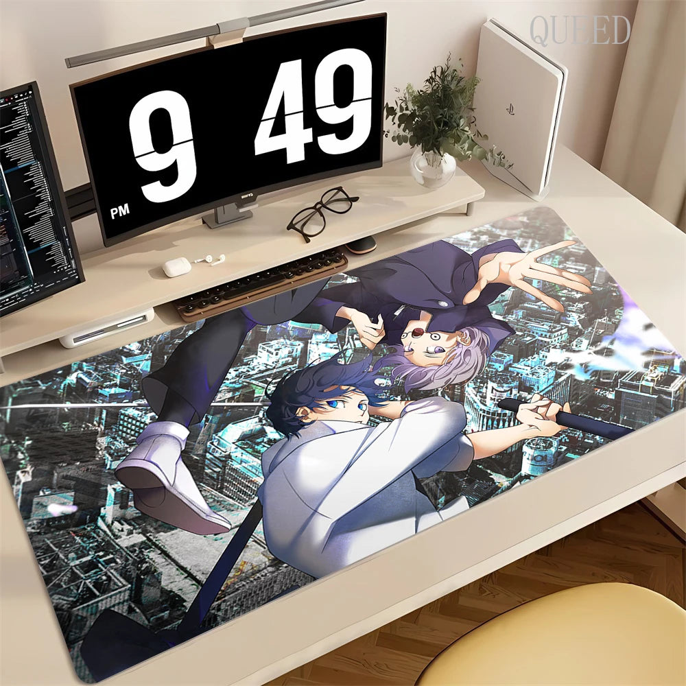 XXL Anime Jujutsu Kaisen Mouse Pad Gaming Accessories Office Gamer Keyboard Desk Mat Rubber Non-Slip Laptop Satoru Gojo Mousepad