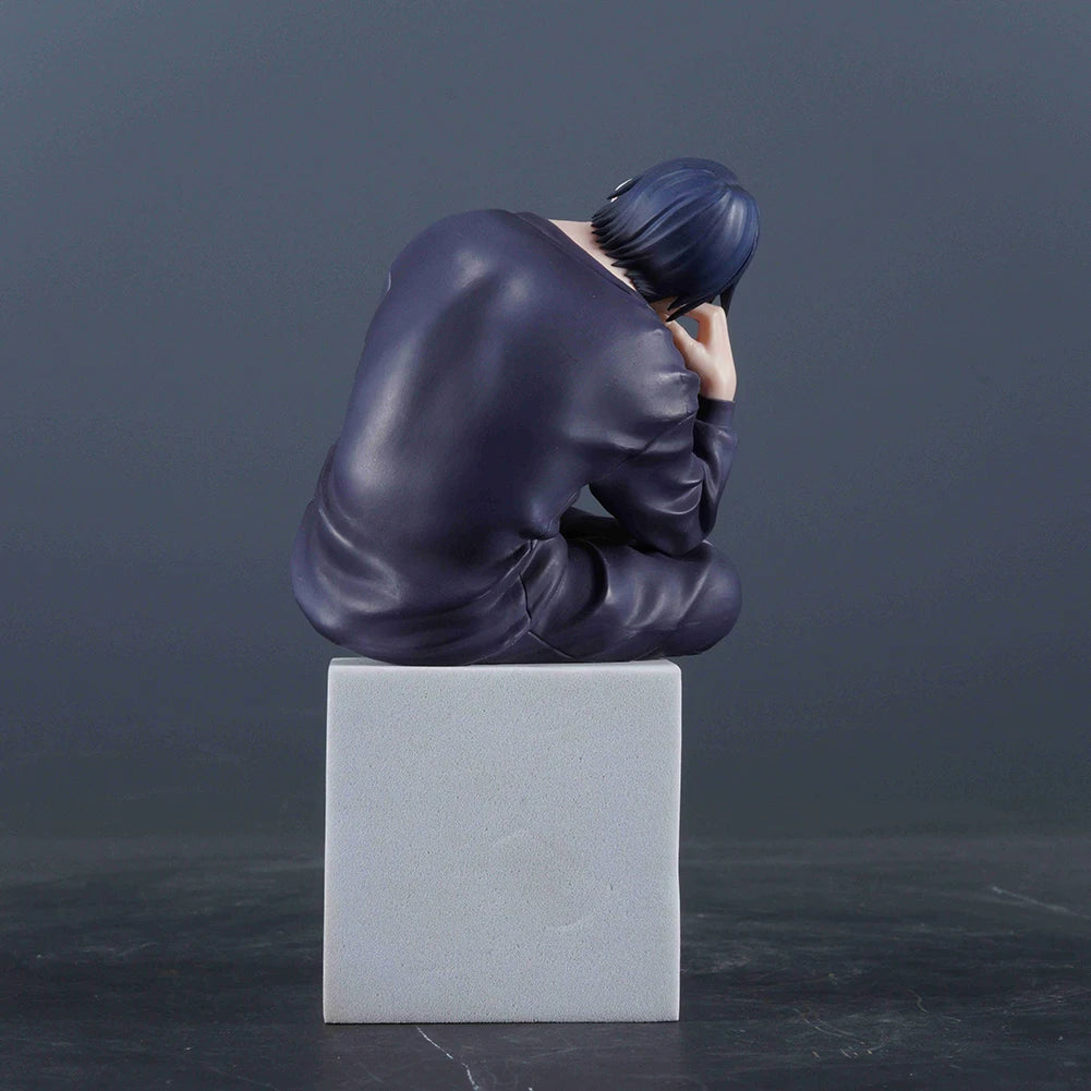 Anime JJK figure Gojo Satoru Fushiguro Toji model sitting pose action figure Computer desk decora car accessorie collection gift