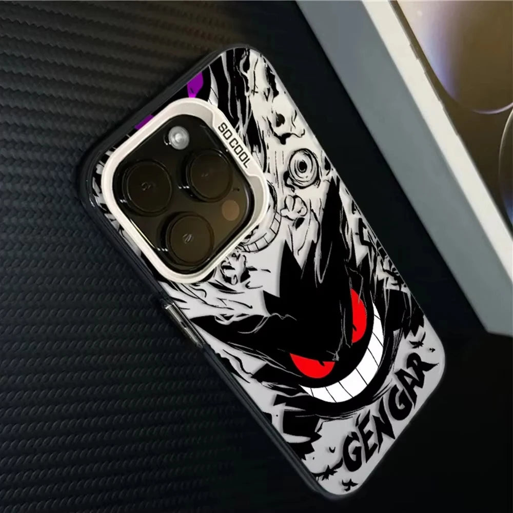 Anime P-Pokemon G-Gengar Cool Phone Case For iPhone 16e 16 15 14 13 12 11 Pro Max 7 8 Plus XR XS Max Shockproof Matte Back Cover
