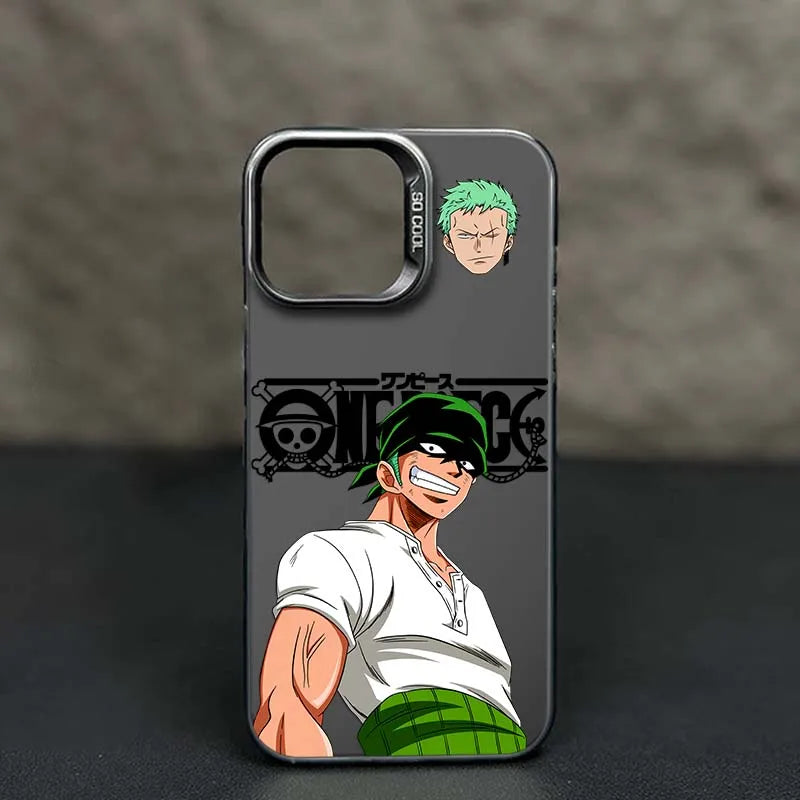 ONE PIECE Portgas D Ace Cool Cover For Apple iPhone 17 16 15 14 13 Pro Max Plus Colorful Silver Phone Case