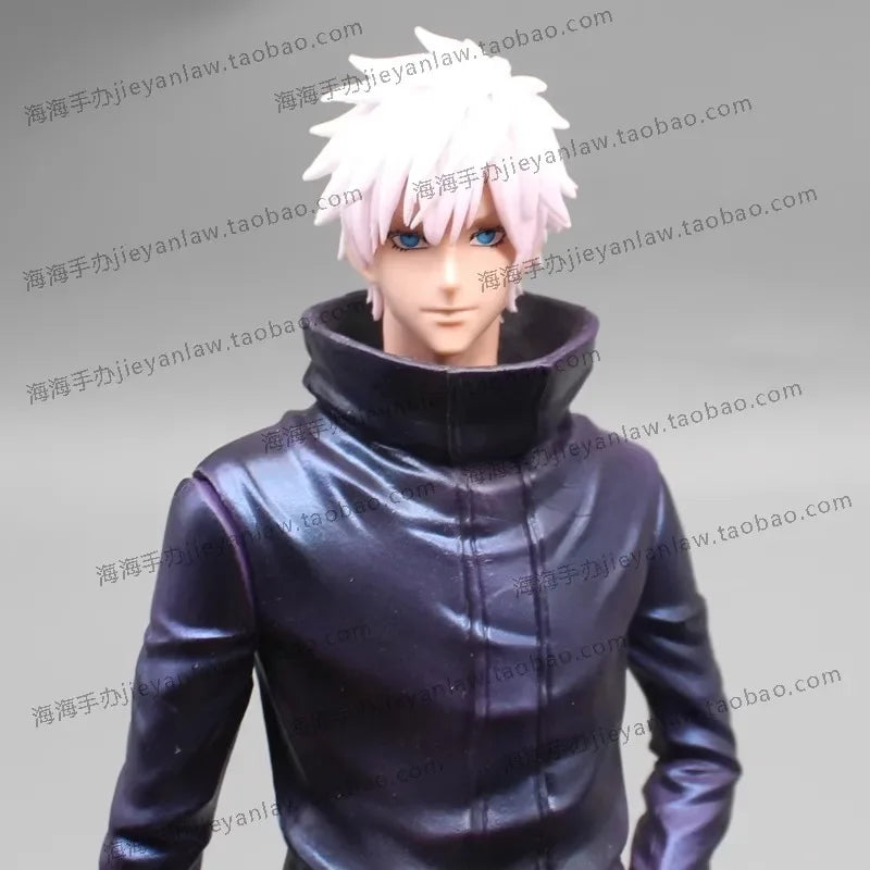 Jujutsu Kaisen Anime Figures Satoru Gojo Figure 2 Heads 2 Arms Action Figurine Statue Collection Ornament Model Christmas Gifts