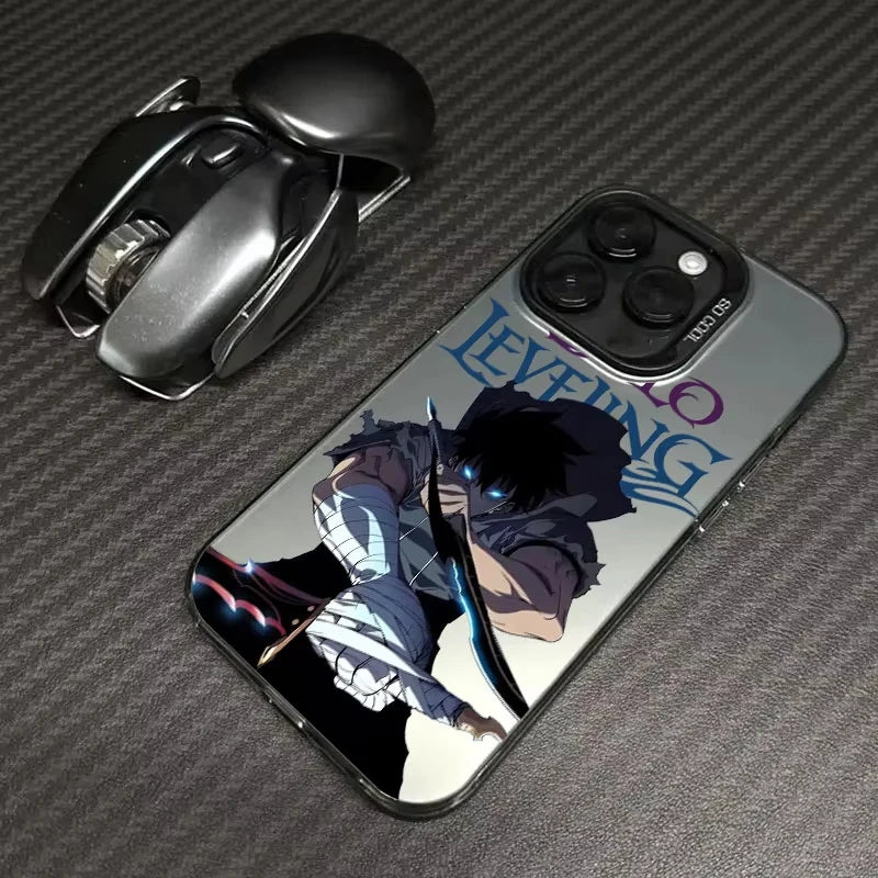 Solo Leveling ARISE Hot Anime Coque Phone Case For iPhone 17 16 15 14 13 12 11 Pro Max Plus 16E 17 Air Shockproof Back Cover
