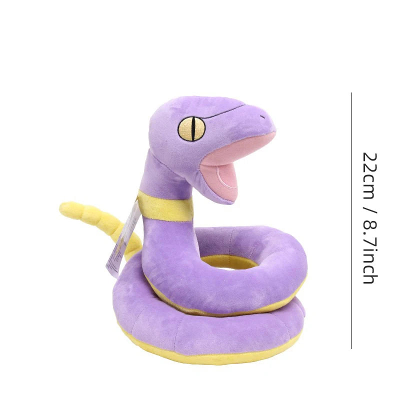 Pokemon Ekans Plush Toy Cartoon & Cute Children's Toy Anime Stuffed Doll Halloween Decorations Birthday Present