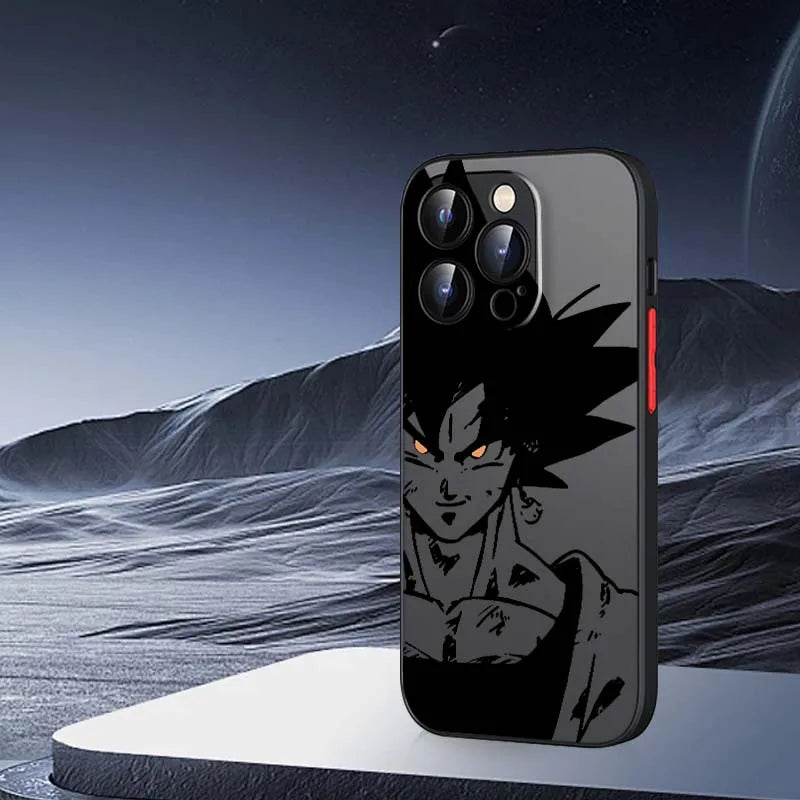 Cool Dragon Ball Art Popular For Apple iPhone 17 Air 16 15 14 13 12 11 XS X Pro Max Plus Frosted Translucent Phone Case