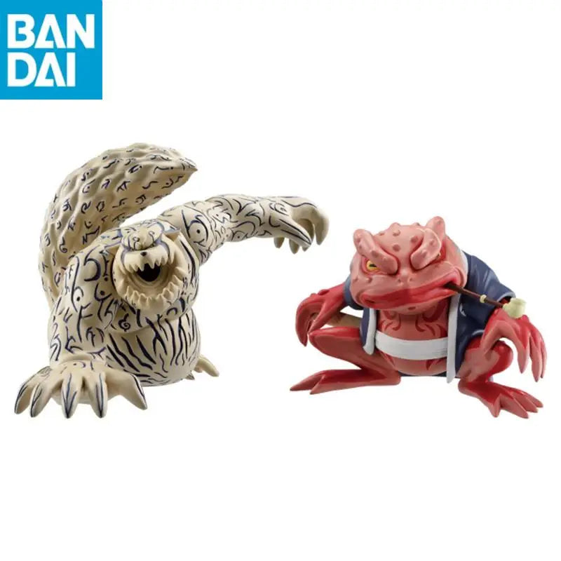 BANDAI NAMCO BANPRESTO Original Genuine In Stock NARUTO Shippuden GamaBunta and SHUKAKU Collector Figurine Toys model gift