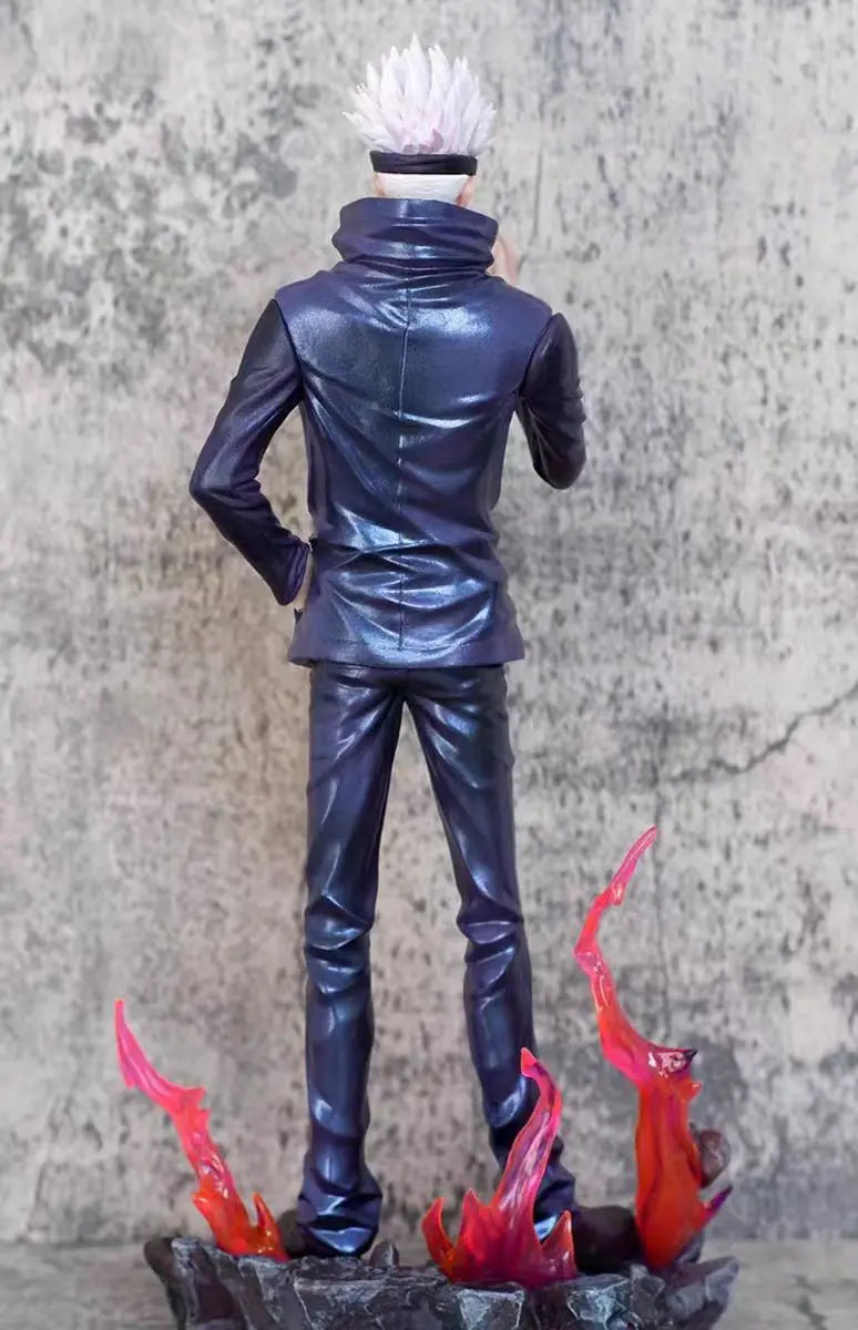 Jujutsu Kaisen Anime Figures Satoru Gojo Figure 2 Heads 2 Arms Action Figurine Statue Collection Ornament Model Christmas Gifts