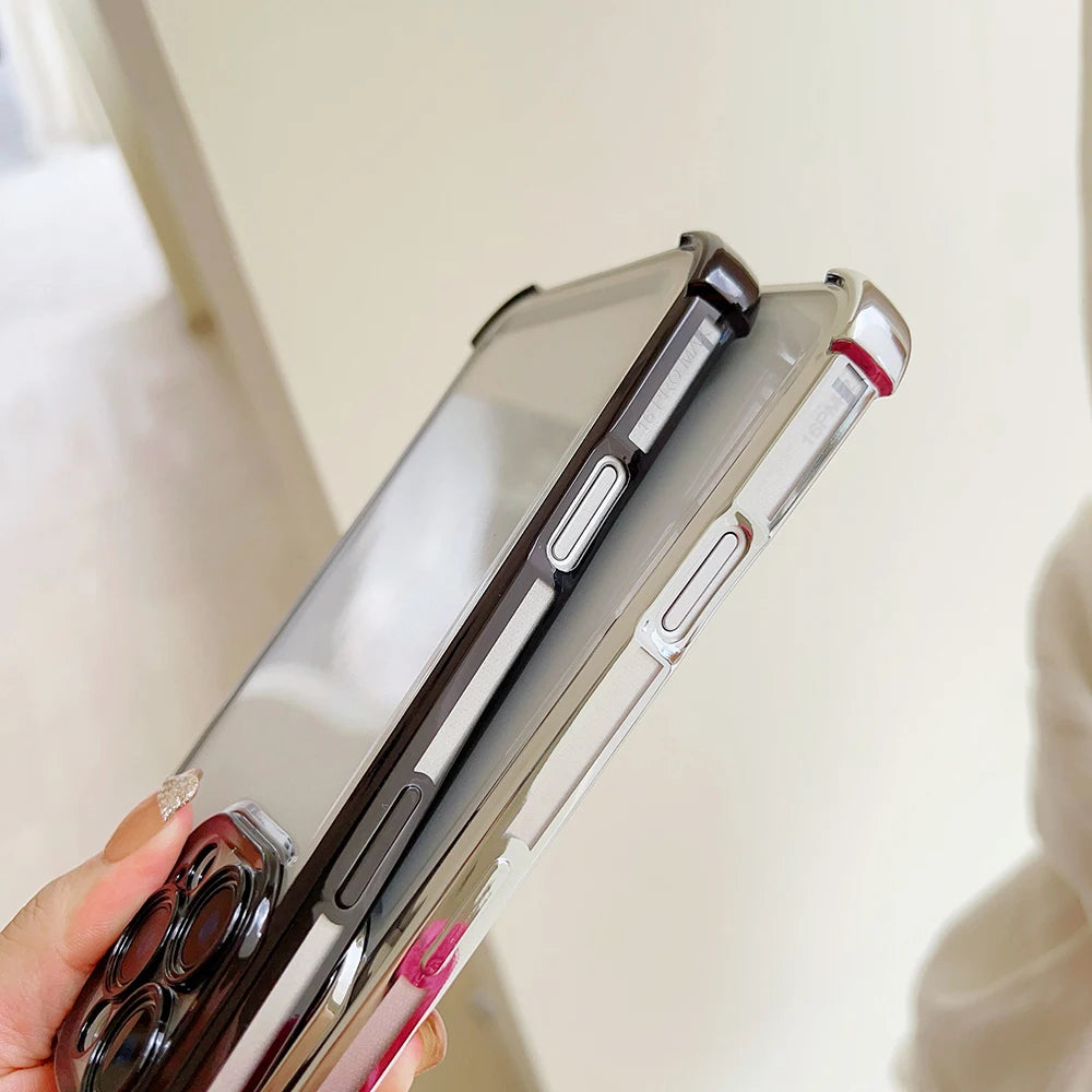 Jujutsu Kaisen Gojo Satoru New Plating Case For iPhone 16 15 14 13 12 11 Pro Max X XR XSMax 7 8 Plus Shockproof Anti-Fall Armor