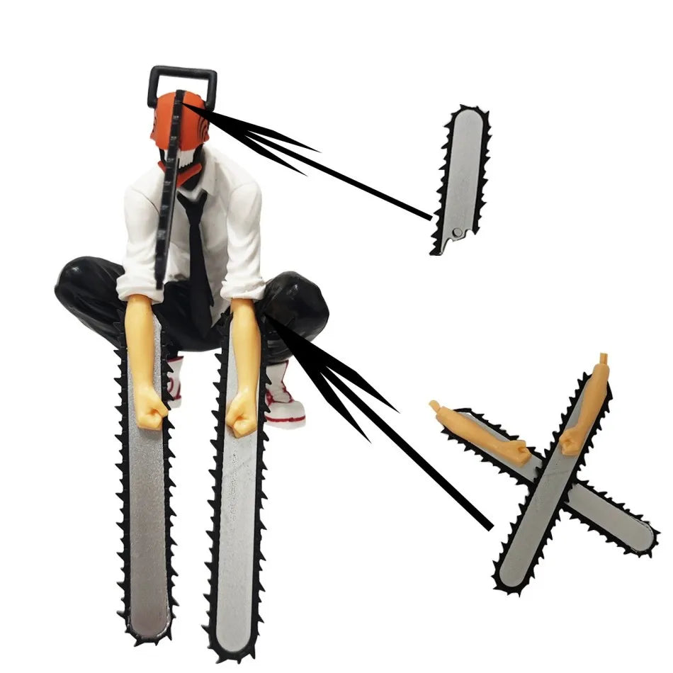 Hot  chainsaw man anime figure power denji action figure pvc chainsaw man power statuette pvc adult collection model doll toy